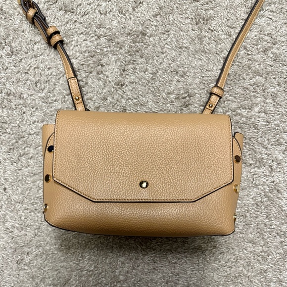 Steve Madden Tan Gold Studded Crossbody - Picture 2 of 12